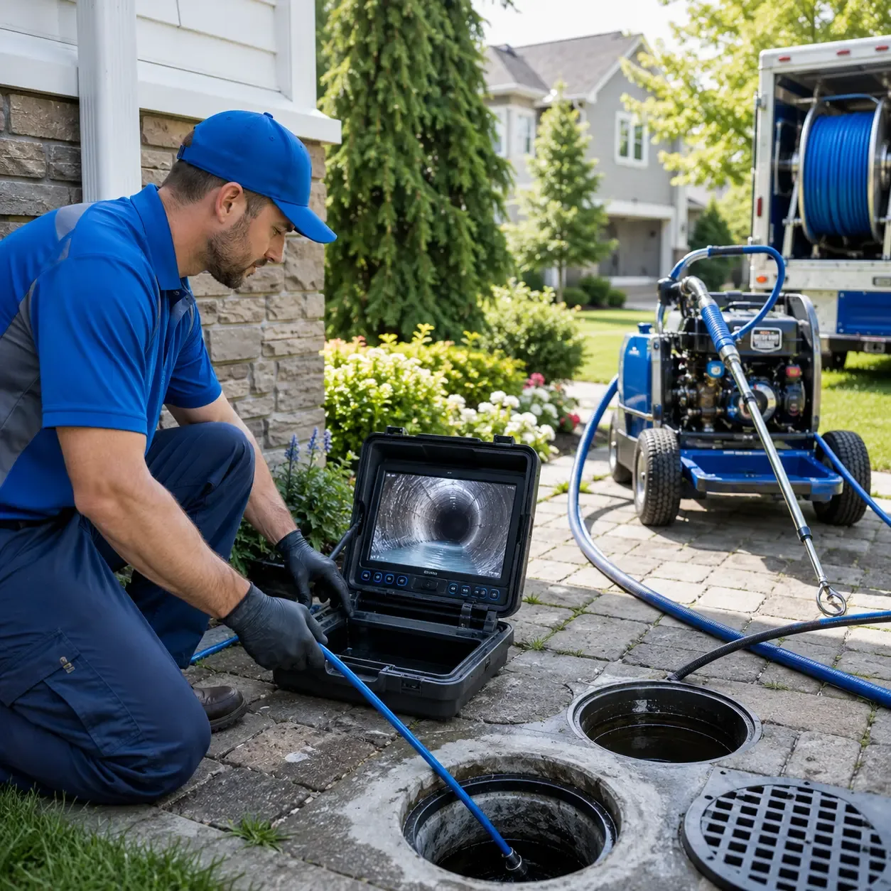 Outdoor drain cleaning professionals serving Roscoe, SD